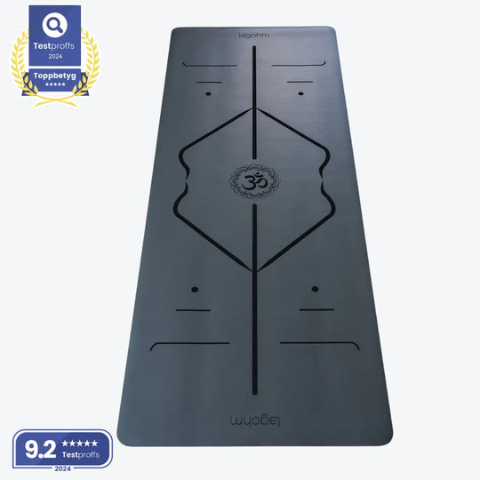 Ekologisk Yogamatta Lila Lagohm™ 4mm My Store