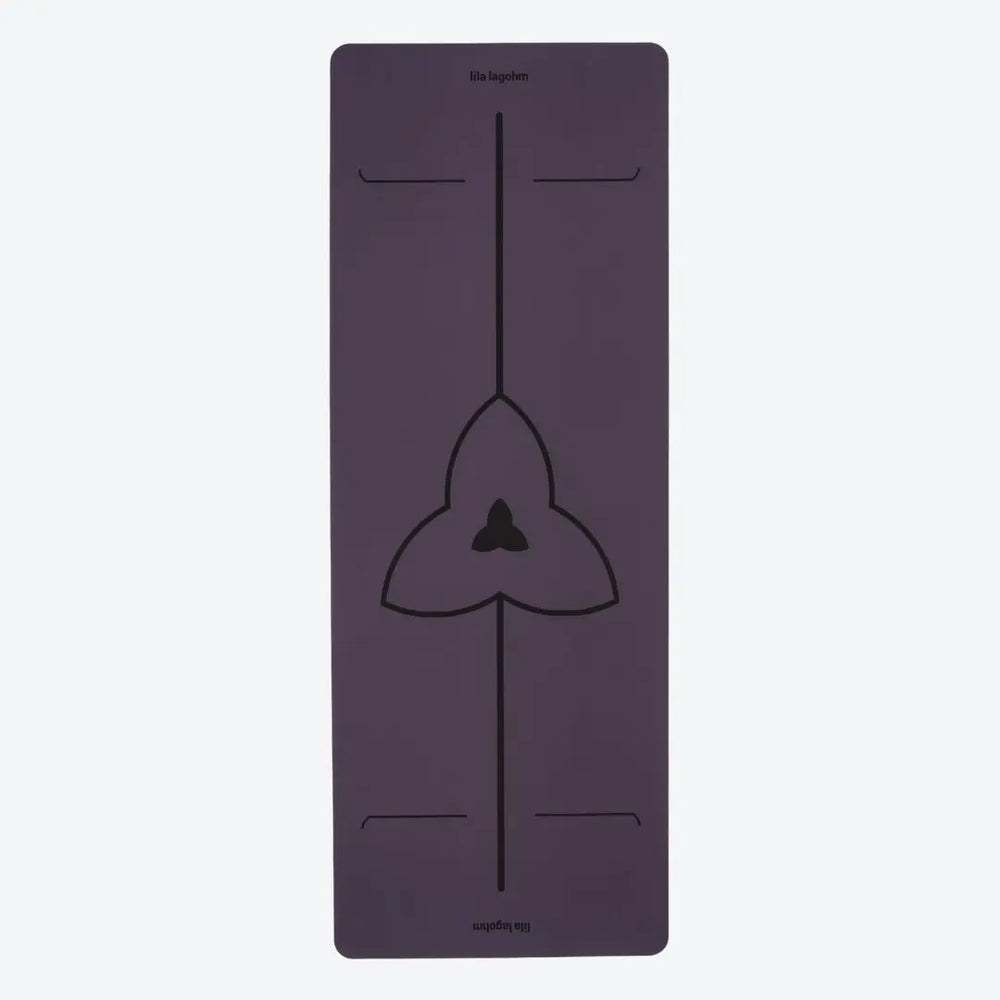 Ekologisk Yogamatta Lagohm Trinity™ 4mm - Lila Lagohm