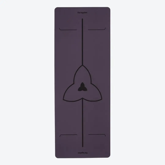 Ekologisk Yogamatta Lagohm Trinity™ 4mm - Lila Lagohm